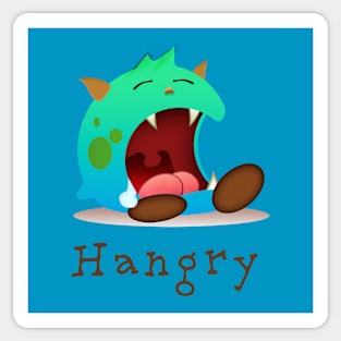 Hangry Monster Sticker